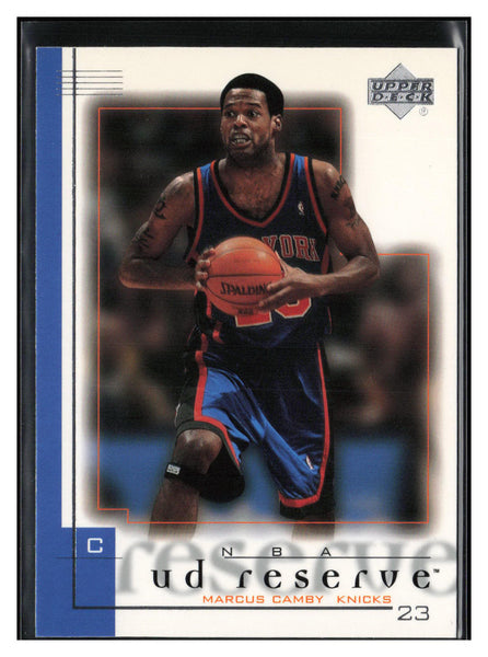 2000-01 UD Reserve #56 Marcus Camby