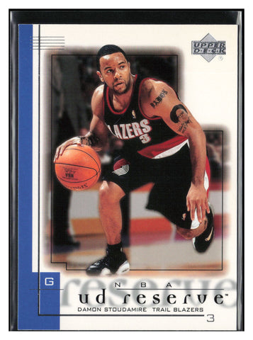 2000-01 UD Reserve #69 Damon Stoudamire