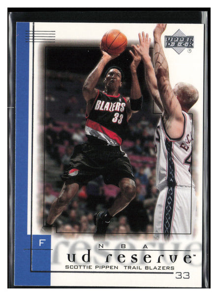 2000-01 UD Reserve #68 Scottie Pippen