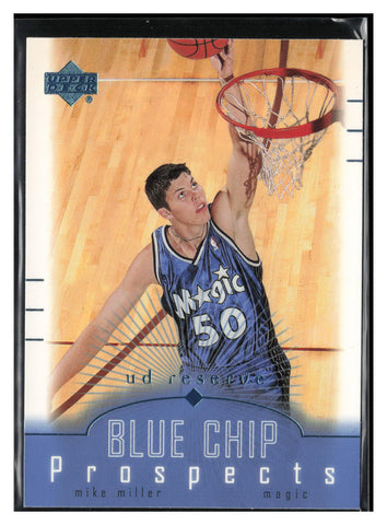 2000-01 UD Reserve #95 Mike Miller