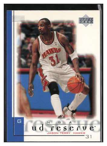 2000-01 UD Reserve #2 Jason Terry