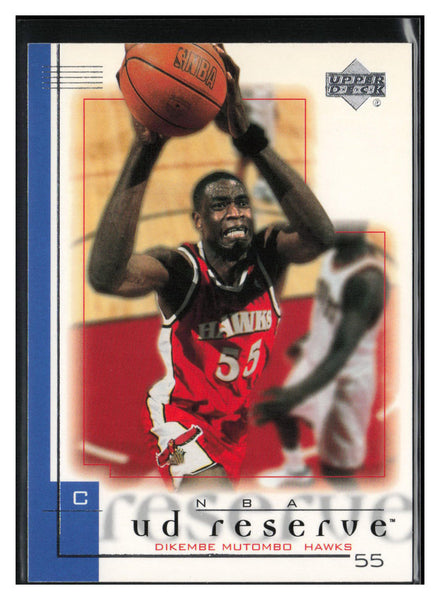 2000-01 UD Reserve #1 Dikembe Mutombo