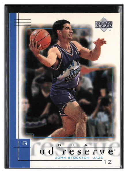 2000-01 UD Reserve #83 John Stockton