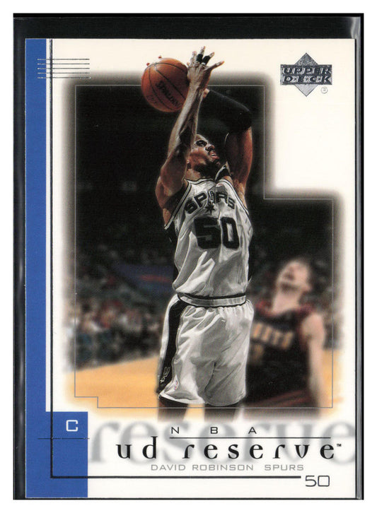 2000-01 UD Reserve #74 David Robinson