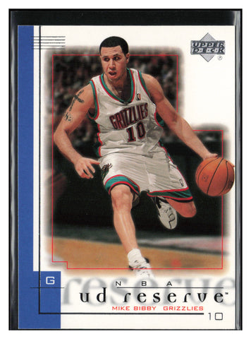 2000-01 UD Reserve #86 Mike Bibby