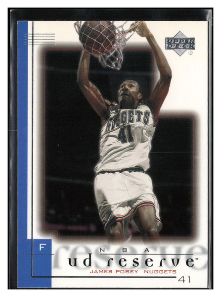 2000-01 UD Reserve #20 James Posey