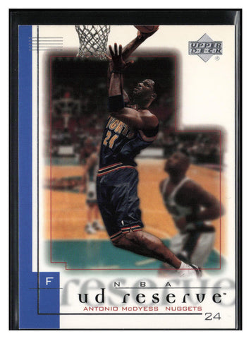 2000-01 UD Reserve #19 Antonio McDyess