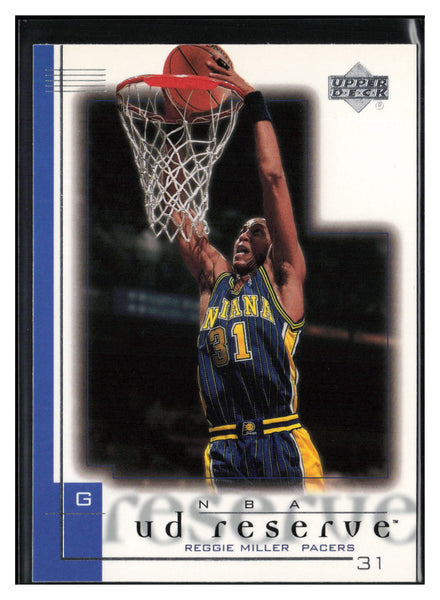 2000-01 UD Reserve #31 Reggie Miller