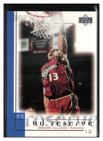 2000-01 UD Reserve #23 Jerome Williams