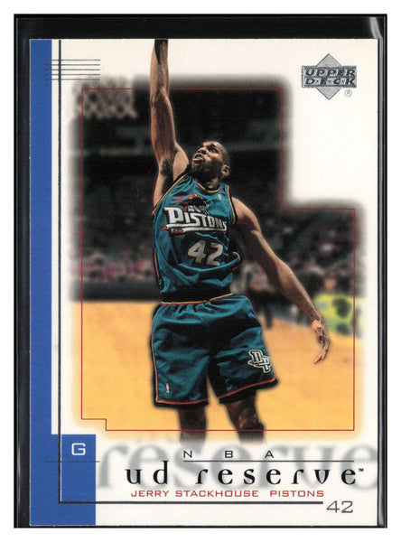 2000-01 UD Reserve #22 Jerry Stackhouse