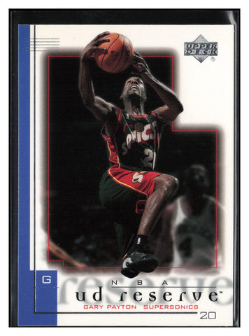 2000-01 UD Reserve #76 Gary Payton