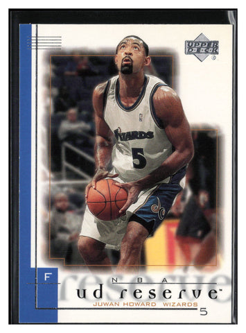 2000-01 UD Reserve #90 Juwan Howard