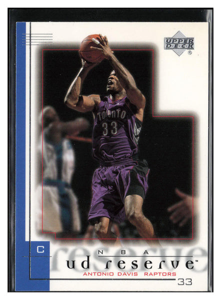 2000-01 UD Reserve #81 Antonio Davis