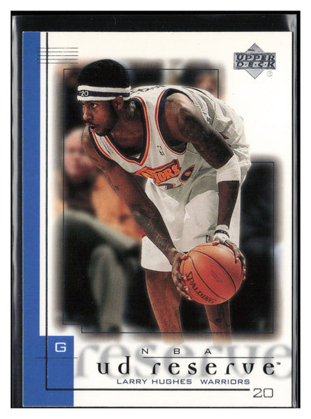 2000-01 UD Reserve #26 Larry Hughes