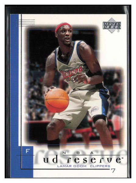 2000-01 UD Reserve #34 Lamar Odom