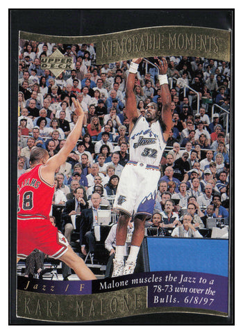 1997-98 Collector's Choice #7 Karl Malone Memorable Moments