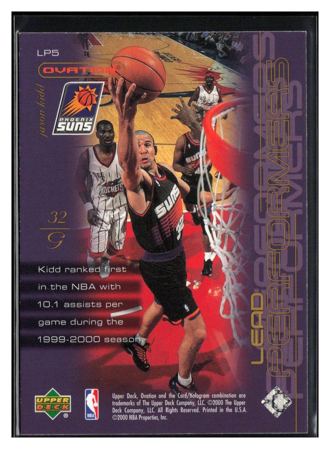 2000-01 Upper Deck Ovation #LP5 Jason Kidd Lead Performers