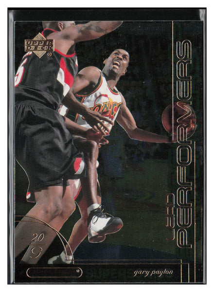 2000-01 Upper Deck Ovation #LP7 Gary Payton Lead Performers