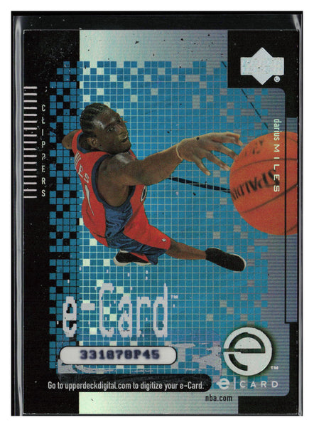 2000-01 Upper Deck #EC5 Darius Miles e-Cards (Series Two)