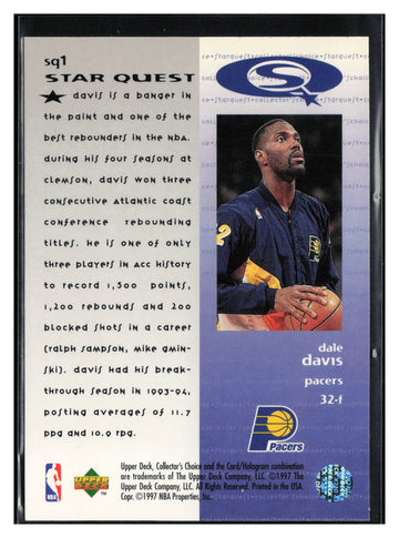 1997-98 Collector's Choice #SQ1 Dale Davis StarQuest