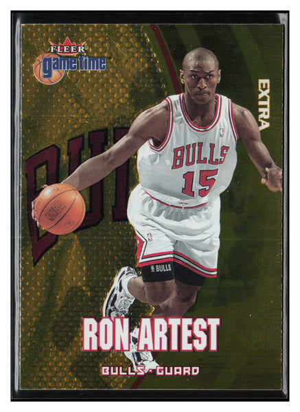 2000-01 Fleer Game Time #42 Ron Artest