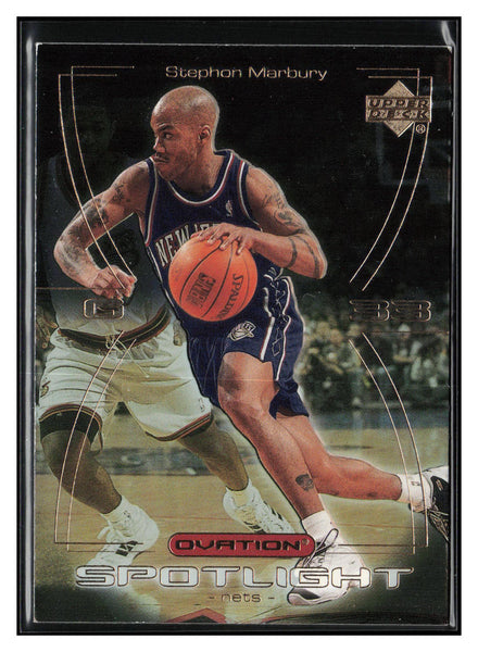 2000-01 Upper Deck Ovation #OS13 Stephon Marbury Spotlight