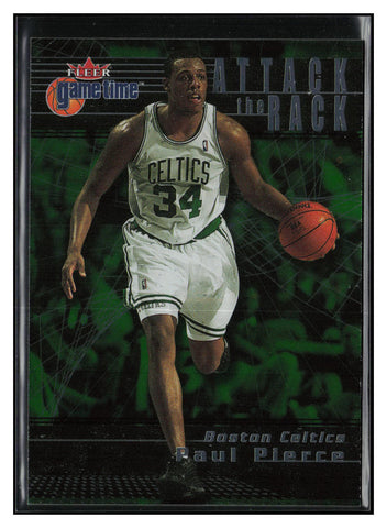 2000-01 Fleer Game Time #13 AR Paul Pierce Attack the Rack