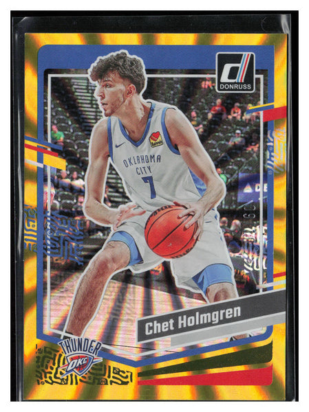 2023-24 Donruss #123 Chet Holmgren Choice Gold #/10