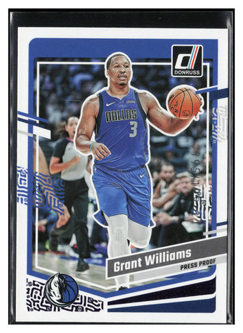 2023-24 Donruss #114 Grant Williams Purple Press Proof #/199