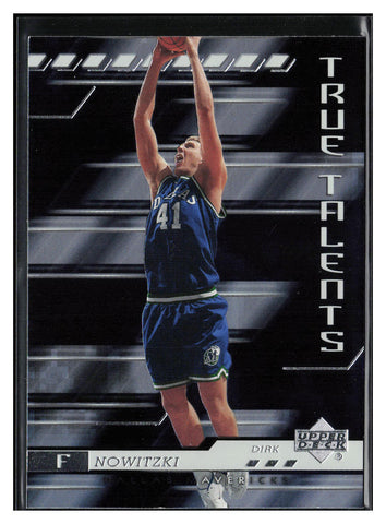 2000-01 Upper Deck #TT9 Dirk Nowitzki True Talents