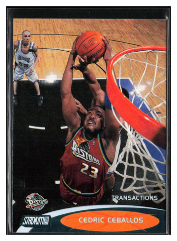 2000-01 Stadium Club #127 Cedric Ceballos