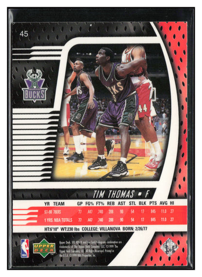 1998-99 Upper Deck Ionix #45 Tim Thomas