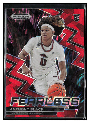 2023 Panini Prizm Draft Picks #10 Anthony Black Fearless Red Ice