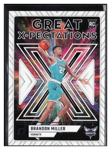 2023-24 Donruss #2 Brandon Miller Great X-Pectations