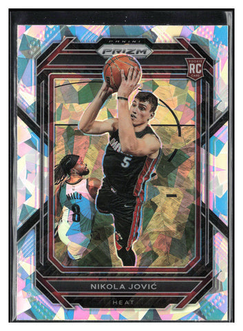 2022-23 Panini Prizm #236 Nikola Jovic Prizms Ice