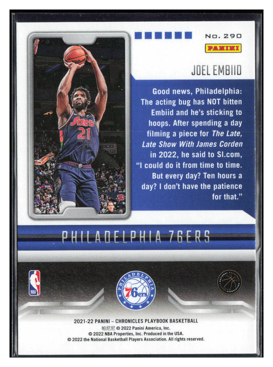 2021-22 Panini Chronicles #290 Joel Embiid