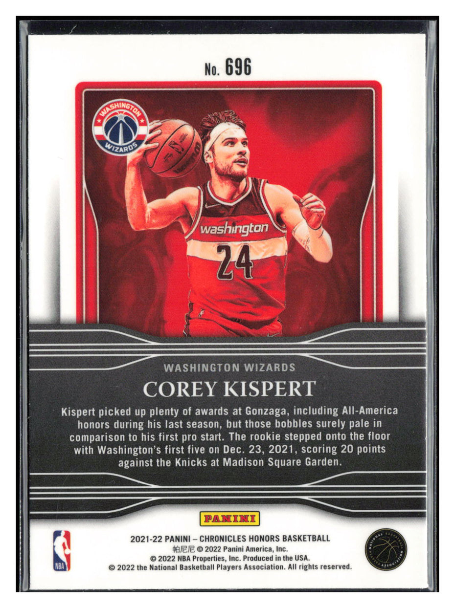 2021-22 Panini Chronicles #696 Corey Kispert