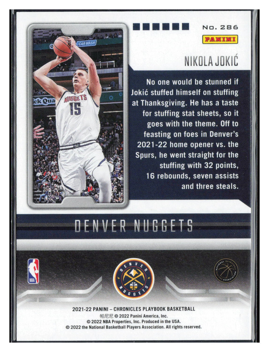 2021-22 Panini Chronicles #286 Nikola Jokic