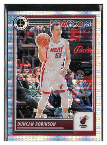 2023-24 Hoops Premium Stock #164 Duncan Robinson Silver Hyper