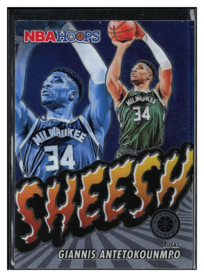 2023-24 Hoops Premium Stock #11 Giannis Antetokounmpo Sheesh