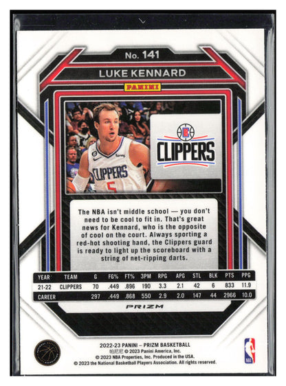 2022-23 Panini Prizm #141 Luke Kennard Prizms Silver