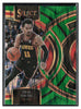 2023-24 Panini Select #158 Trae Young Green Shock Prizms