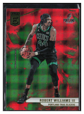 2023-24 Donruss Elite #108 Robert Williams III International Hyper Red and Green