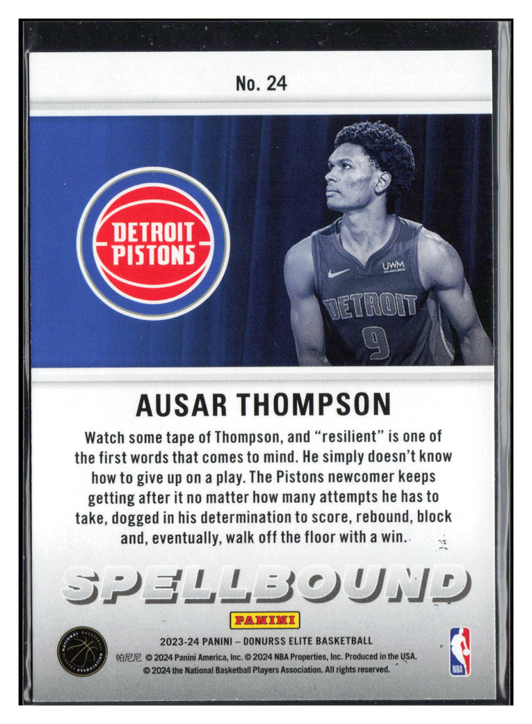 2023-24 Donruss Elite #24 Ausar Thompson Spellbound R