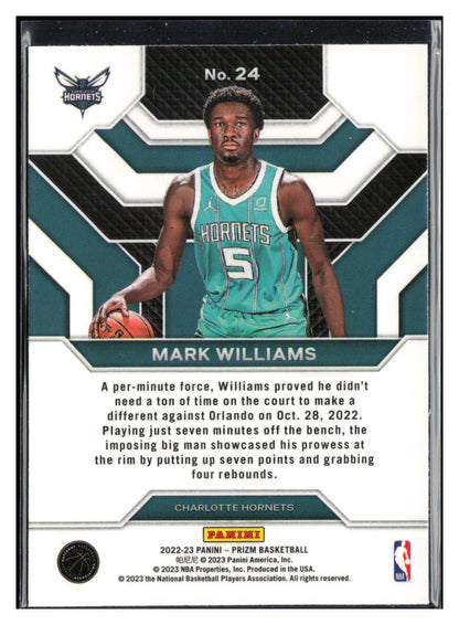 2022-23 Panini Prizm #24 Mark Williams Emergent