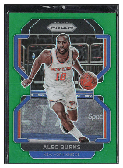 2021-22 Panini Prizm #65 Alec Burks Green