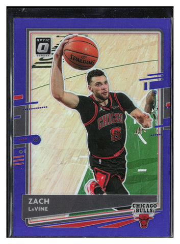 2020-21 Donruss Optic #116 Zach LaVine Purple