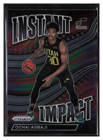 2022-23 Panini Prizm #22 Ochai Agbaji Instant Impact