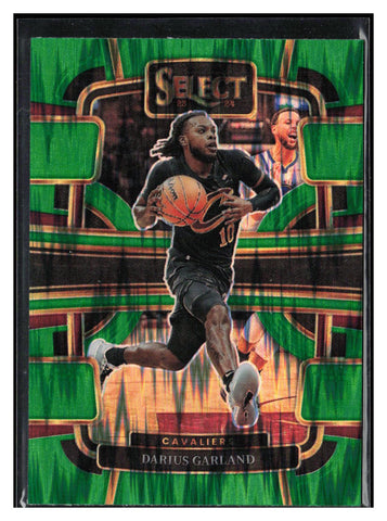 2023-24 Panini Select #50 Darius Garland Green Shock Prizms