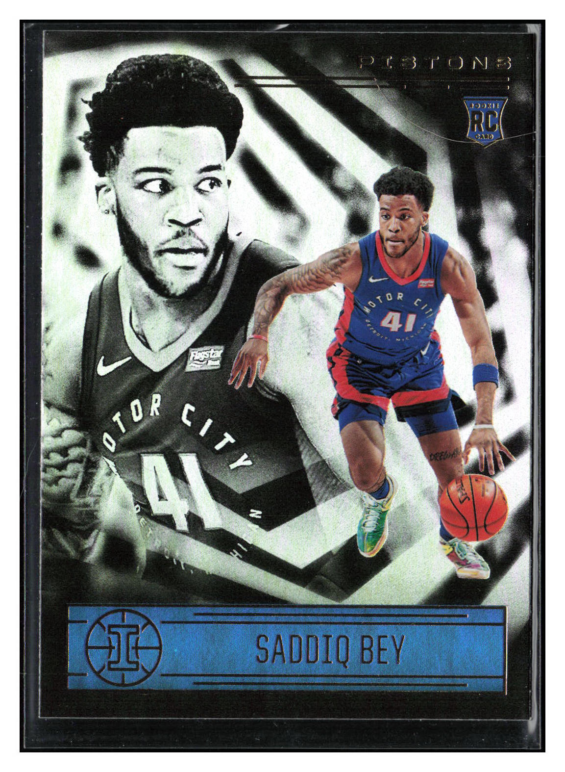 2020-21 Panini Illusions #159 Saddiq Bey